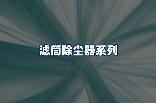 滤筒除尘器展示
